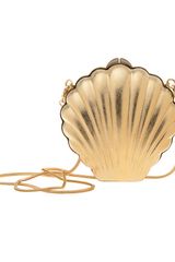 Lanvin Art Deco Brass Shell Clutch