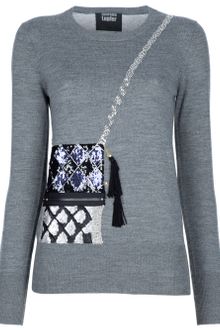 Markus Lupfer Sequin Bag Sweater - Lyst