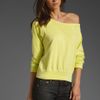 Textile Elizabeth And James Perfect Sweatshirt in Green (sunny lime) - Lyst