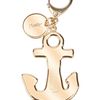 Yves Saint Laurent Anchor Keyring in Gold - Lyst