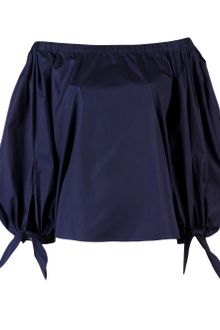 Yves Saint Laurent Bow Sleeve Blouse - Lyst