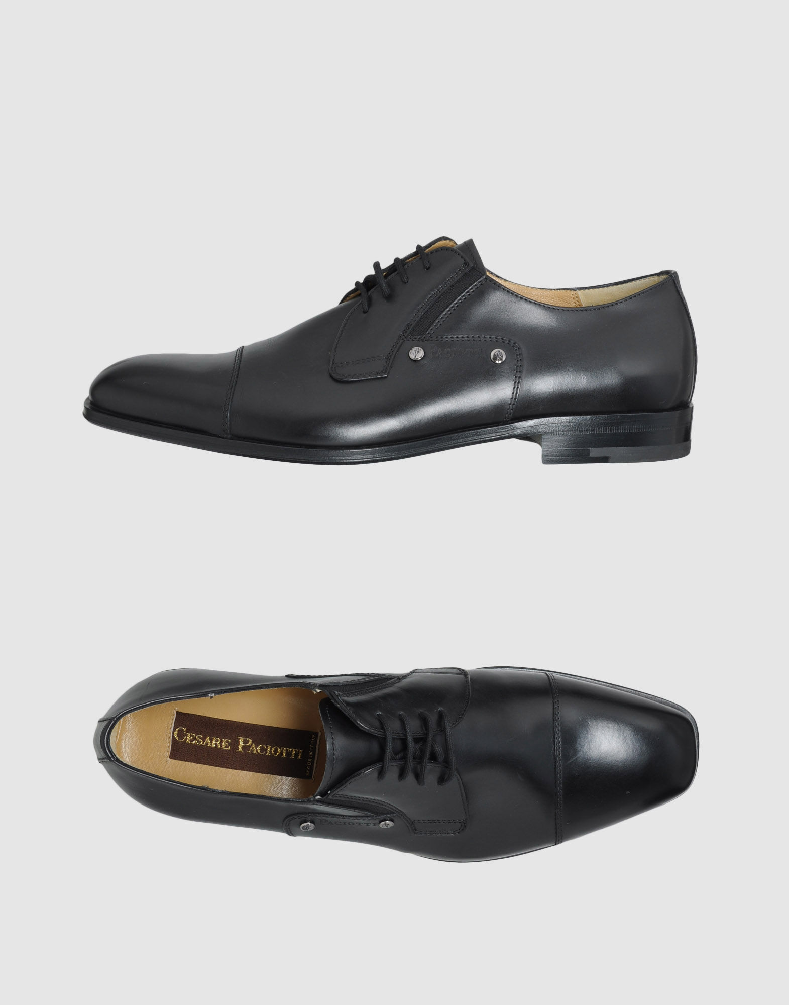 Cesare Paciotti Laced Shoes in Black for Men | Lyst