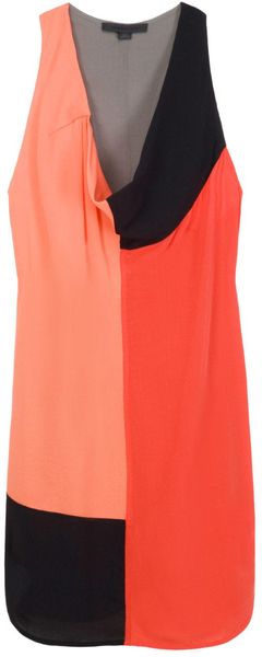 Alexander Wang Colour Block Tank Dress - Lyst