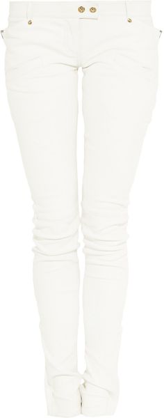  Low-rise Skinny Leather Pants 