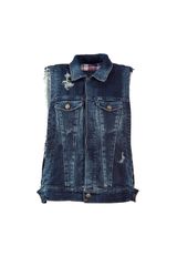 Citizens Of Humanity Blue Damaged Jeans-vest