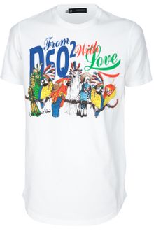 DSquared2 Printed T-shirt - Lyst