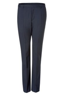 Hugo The Aiko/heise Navy Pin Striped Wool Pants - Lyst