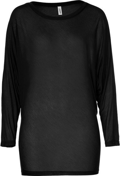 L'agence  Dolman Sleeve Tshirt in Black - Lyst