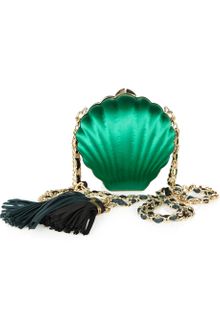 Lanvin Minaudière Satin Shell Clutch - Lyst