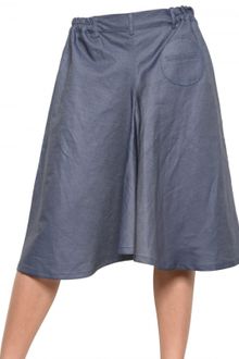Licia Florio Denim Culotte Trousers - Lyst