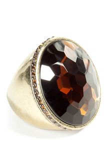 Marc By Marc Jacobs Stella Brass Predator Crystal Ring - Lyst