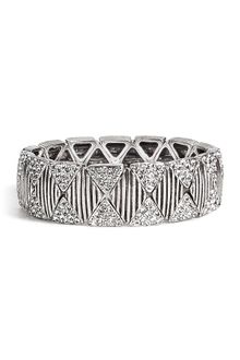 Philippe Audibert Silver Plated Bracelet with Swarovski Crystals - Lyst