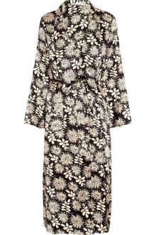 Stella McCartney Ilda Driving Printed Stretch Silk-Satin Robe - Lyst