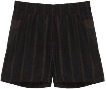  Silk Stripe Habotai Shorts 