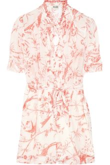 Alice By Temperley Seraphine Printed Cotton Playsuit - Lyst