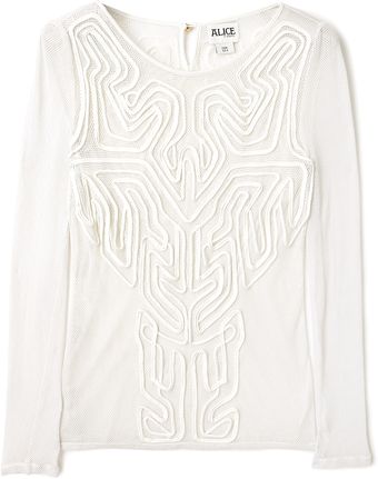 Alice By Temperley White Tijuana Top - Lyst