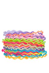 ASOS Collection Asos Pack Of Zig Zag Gummy Bracelets