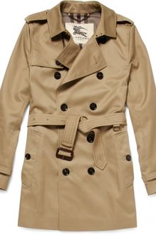 Burberry Britton Twill Trench Coat - Lyst