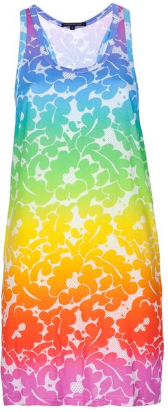  Lace Print Dress 