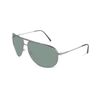 Giorgio Armani Chrome Metal Aviators in Green for Men - Lyst