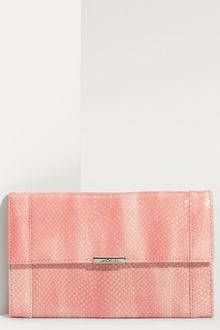 Jason Wu Kate Python Embossed Calfskin Clutch - Lyst