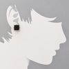 Marc By Marc Jacobs Bonkers Rubber Stone Stud Earrings in Black - Lyst