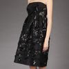 Oscar De La Renta Strapless Sequined Dress in Black - Lyst