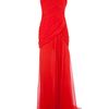 Oscar De La Renta Oneshoulder Gown in Red - Lyst