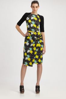 Proenza Schouler Neoprene Leaf Dress - Lyst