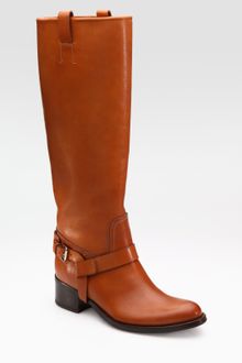 Ralph Lauren Collection Buckle Strap Knee-high Riding Boots - Lyst