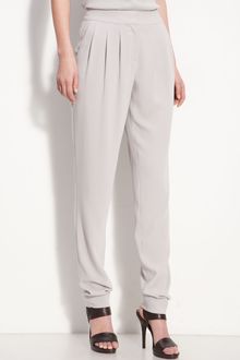 St. John Collection Slouchy Crepe Pants - Lyst