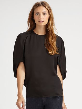  Satin Drape Top 