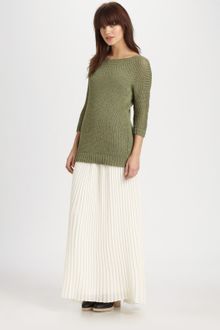 Theory Ulina Pleated Maxi Skirt - Lyst