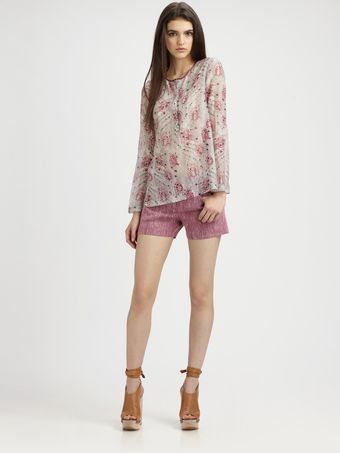 Theory Strasera Printed Tunic - Lyst