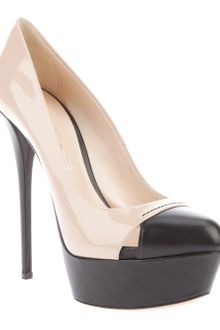 Casadei Two Tone Pump - Lyst