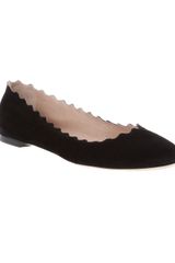 Chloé Suede Ballet Pump