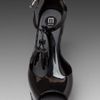 Melissa Peace Wedge Sandal in Black - Lyst