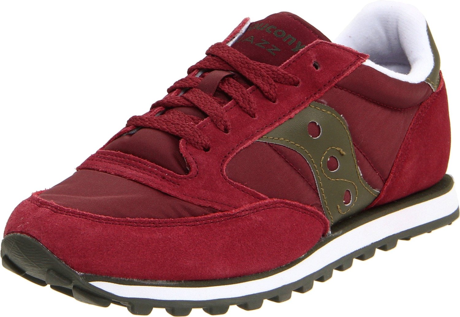 burgundy saucony women's