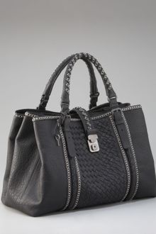 Bottega Veneta Topstitched East-west Tote - Lyst
