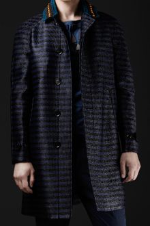 Burberry Prorsum Raffia Jacquard Trench Coat - Lyst