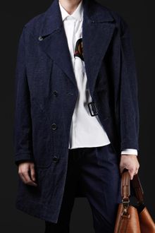 Burberry Prorsum Oversize Workwear Trench Coat - Lyst
