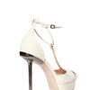 Calvin Klein 150mm Smooth Leather Pumps in White - Lyst
