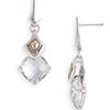 John Hardy Naga Gold & Silver Batu Drop Earrings in Silver (sterling silver) - Lyst