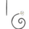 Lagos Venus Caviar™ Swirl Hoop Earrings in Silver (sterling silver) - Lyst