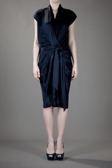 Lanvin Belted Dress - Lyst