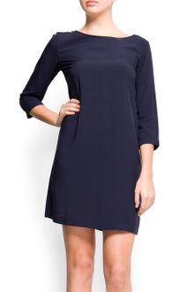 Mango Straight-Cut Dress - Lyst