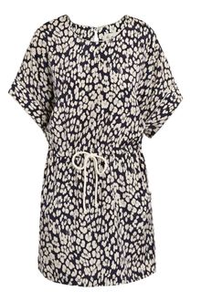 Sea Ny Animal-print Silk Dress - Lyst