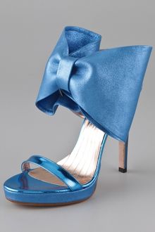Viktor & Rolf High Heel Bow Sandals - Lyst