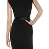 Alexander Mcqueen Crepe WrapEffect Dress in Black - Lyst