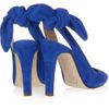 Carven Suede Slingbacks in Blue - Lyst